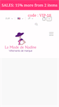 Mobile Screenshot of lamodedenadine.fr